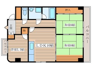 ユーキマンションの物件間取画像